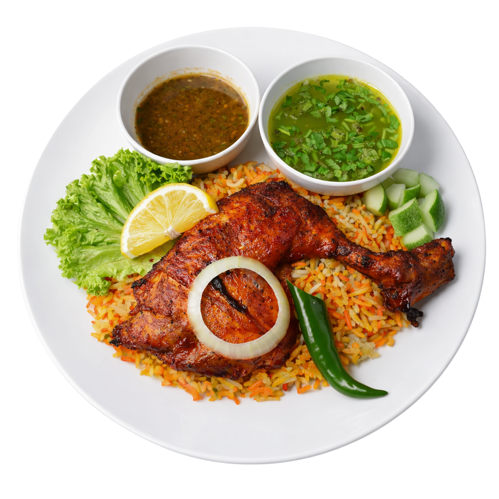 Hidangan Nasi Arab Ayam Elhumaira
